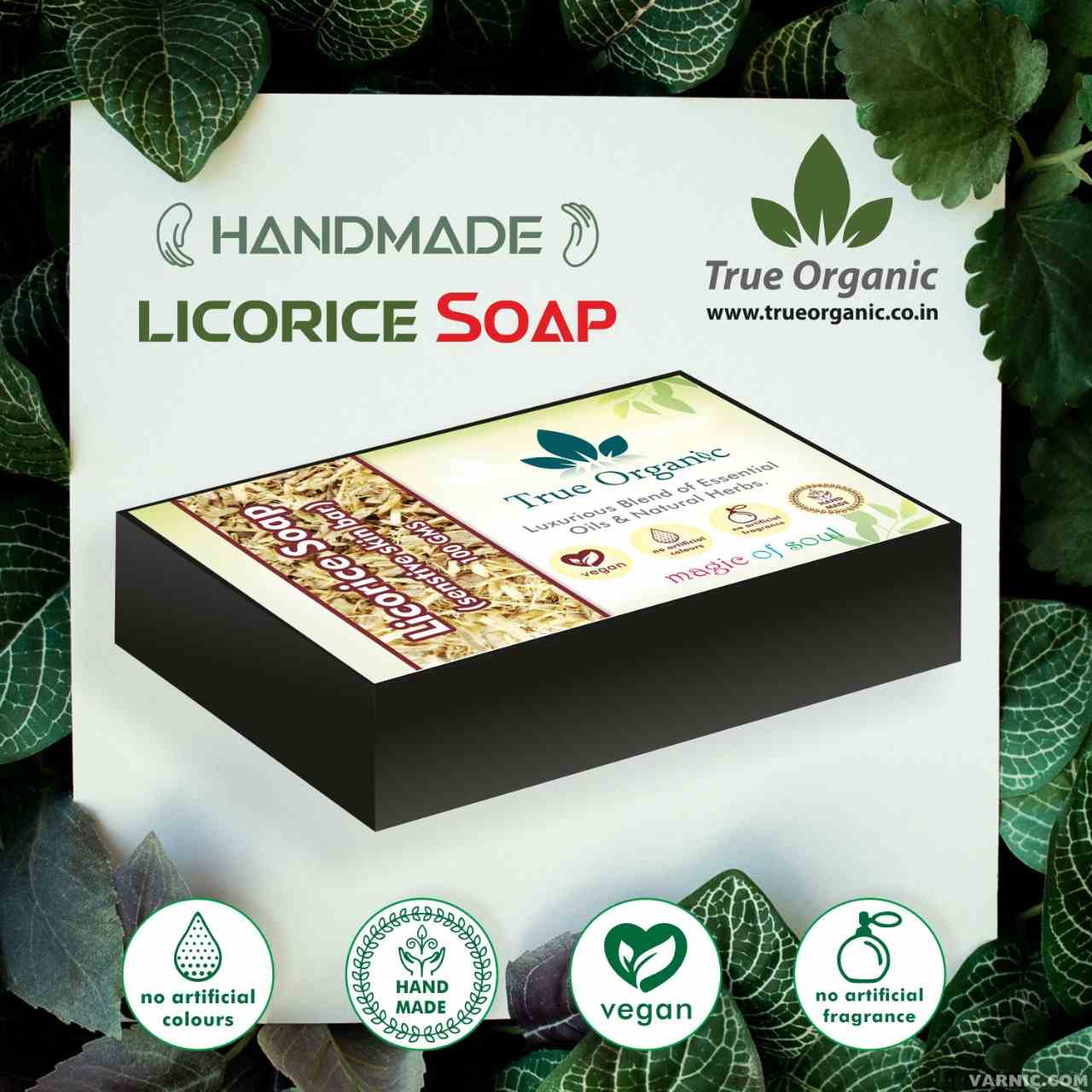 True Organic Licorice Soap