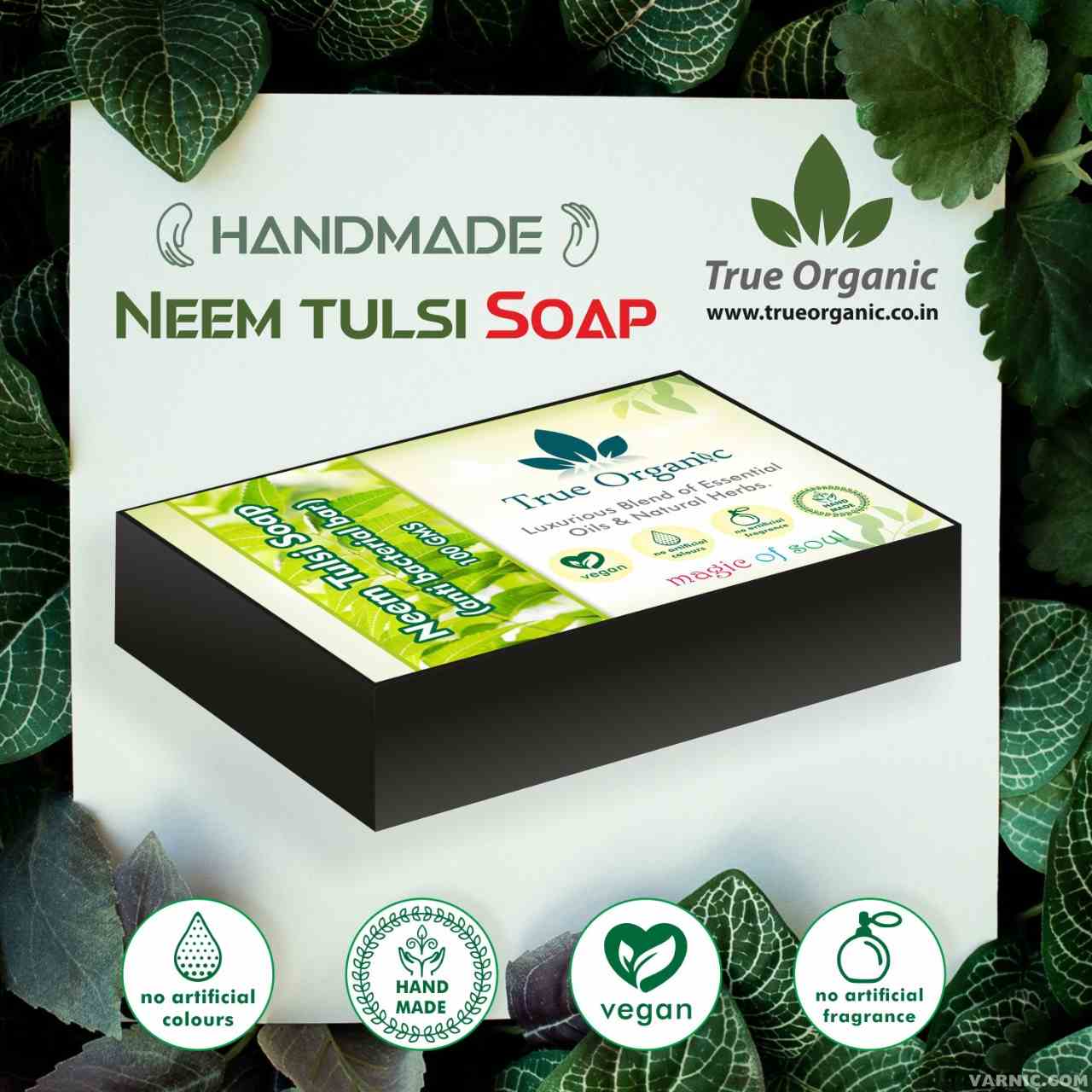True Organic Neem Tulsi Soap